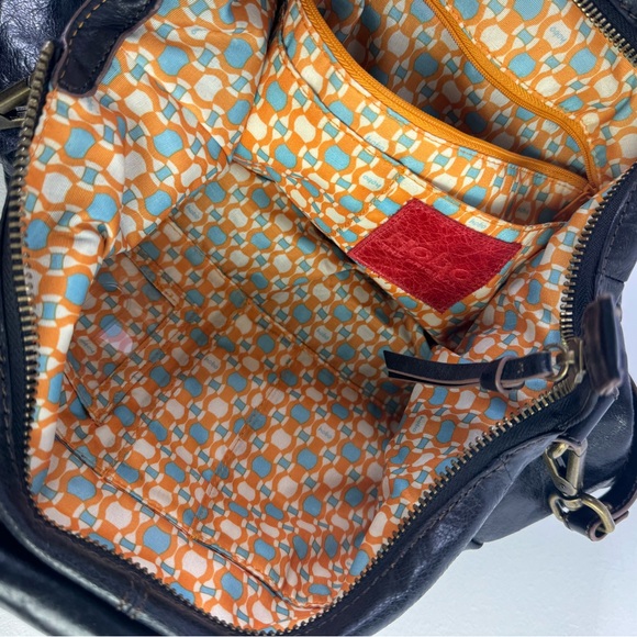 Hobo International Sheila Handbag Satchel Purse Black Leather Large Purse - Picture 7 of 10